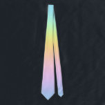 Magnificent Pastel Rainbow Wedding Neck Tie<br><div class="desc">A beautiful pastel gradient design to add beautiful rainbow colour to your magnificent wedding! Be sure to check out the entire Magnificent Pastel Rainbow Wedding collection by artist Kelsey Lovelle to find amazing coordinated designs to make your wedding special and beautiful!</div>