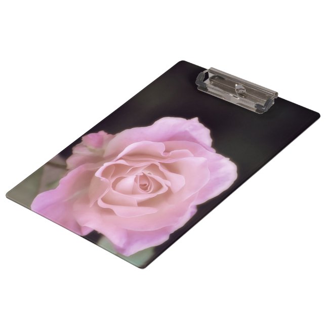 Magnificent Pink Rose Clipboard (Angled)