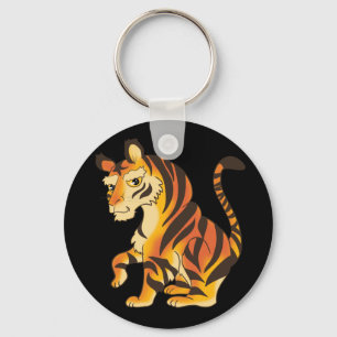 Magnificent Tiger Key Ring