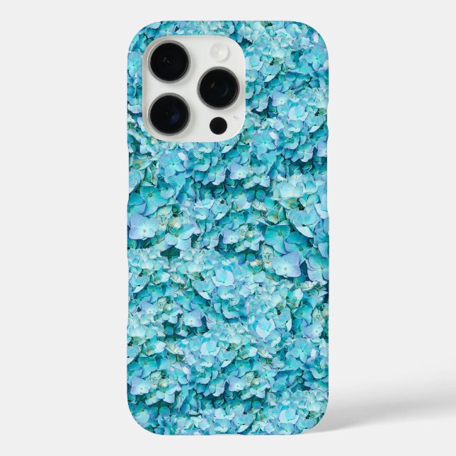 Magnificent, turquoise hydrangea blossoms Case-Mate iPhone case (Back)