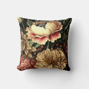 Magnificent Vintage Floral Arrangement  Cushion