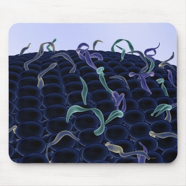 Magnified cell membrane mouse mat (Front)