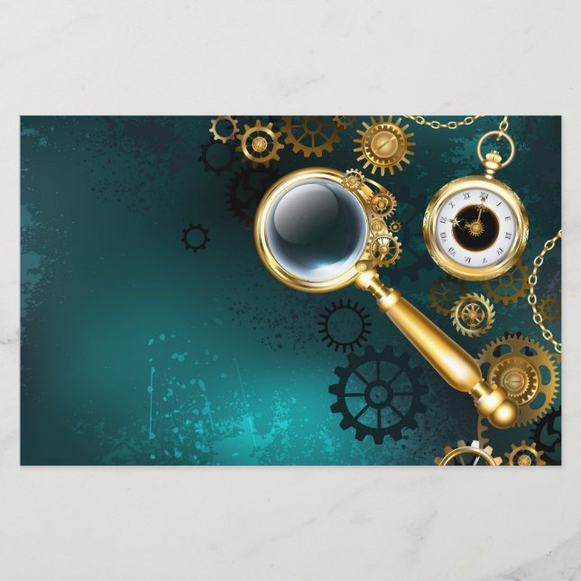 Magnifier in Steampunk Style (Front)