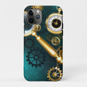 Magnifier in Steampunk Style iPhone 11 Pro Case