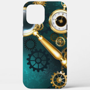 Magnifier in Steampunk Style iPhone 12 Pro Max Case
