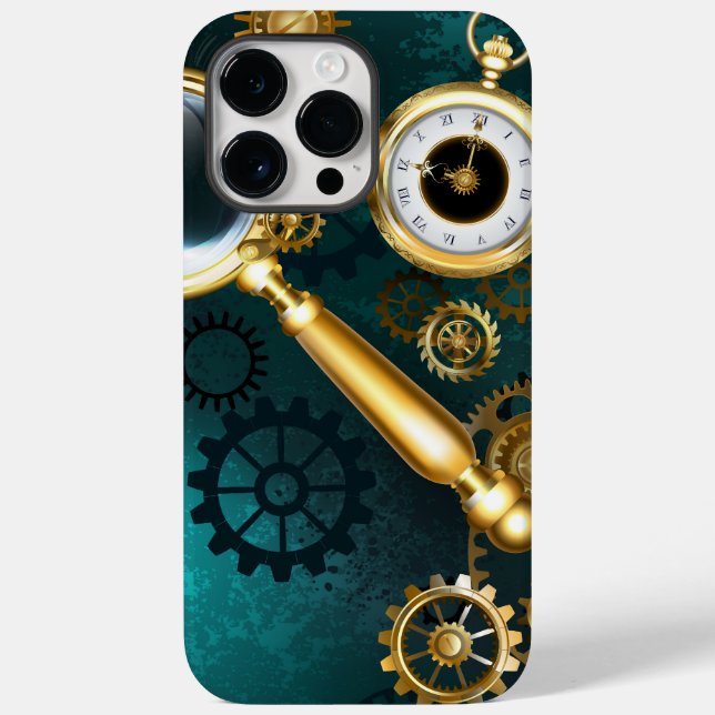 Magnifier in Steampunk Style Case-Mate iPhone Case (Back)