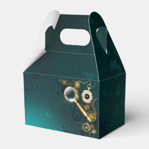 Magnifier in Steampunk Style Favour Box