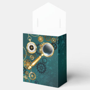 Magnifier in Steampunk Style Favour Box