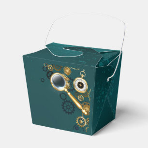 Magnifier in Steampunk Style Favour Box