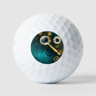Magnifier in Steampunk Style Golf Balls