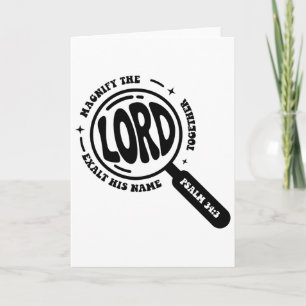 Magnify The Lord Bible Verse Magnified Vbs 2025 Su Card