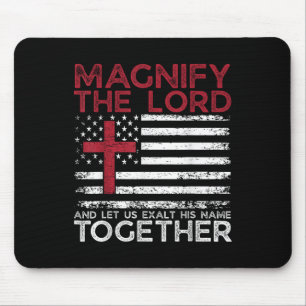 Magnify The Lord Exalt Him Together Psalm _3 Vbs 2 Mouse Mat