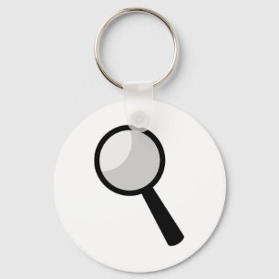 Magnifying Glass Key Ring