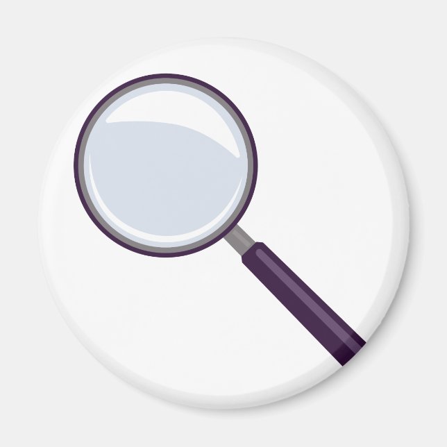 Magnifying Glass Magnet (Front)