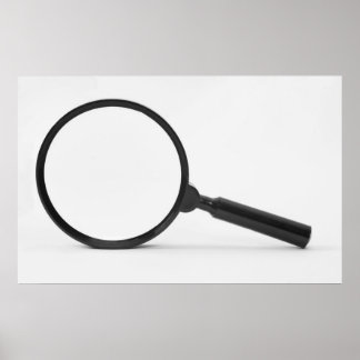 magnifying glass poster