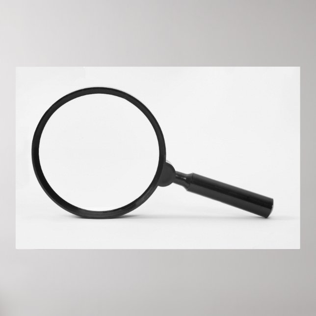 magnifying glass poster (Front)