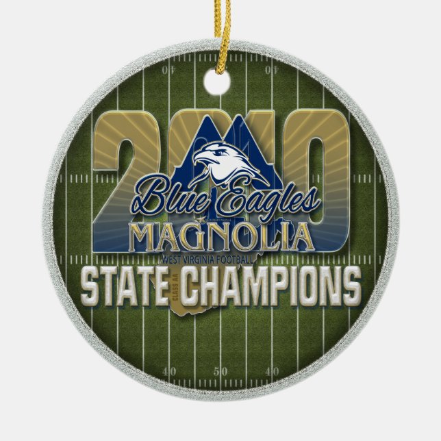Magnolia 2010 Champs Field Ornament (Front)