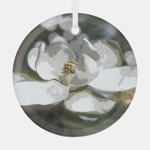 Magnolia 2760 glass tree decoration