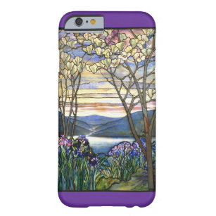 Magnolia and Iris Stained Glass Window Barely There iPhone 6 Case