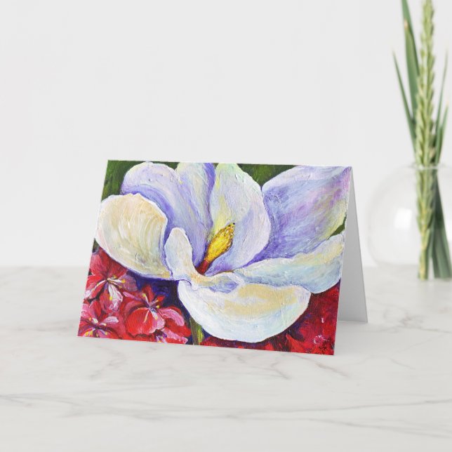 Magnolia & Azaleas Card (Front)
