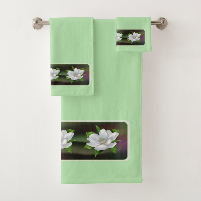 Magnolia Bath Towel Set (Insitu)