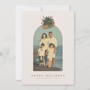 Magnolia bells arched photo Holiday/Christmas Holiday Card