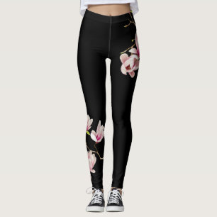 Magnolia Black Leggings