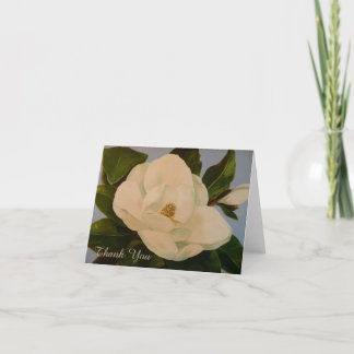 Magnolia Bloom Thank You Card