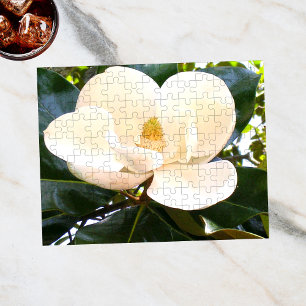 Magnolia Blossom Botanical Tree Flower Jigsaw Puzzle