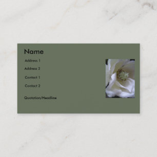 Magnolia Blossom Business Card