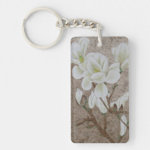 Magnolia Blossom  Key Ring