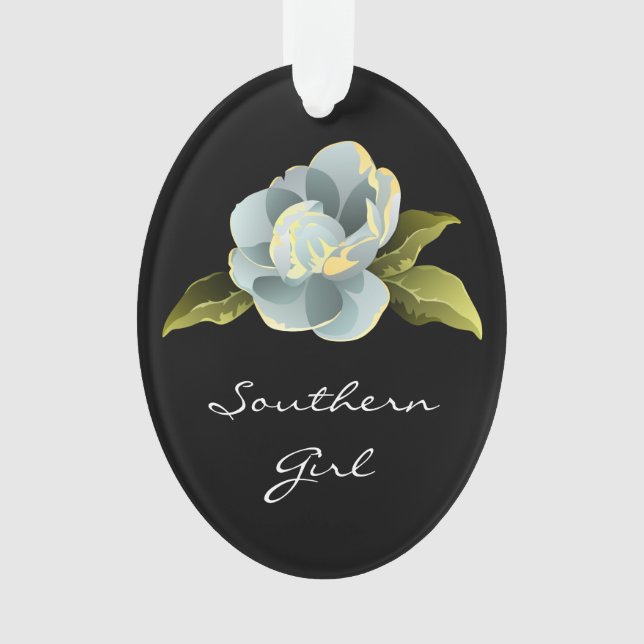 Magnolia Blossom Ornament (Front)