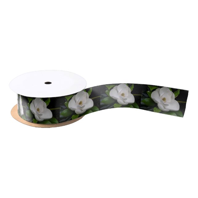 Magnolia Blossom Ribbon Satin Ribbon (Spool)