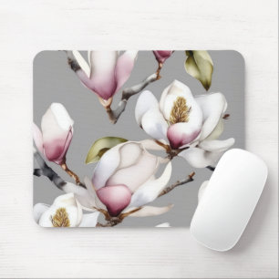 Magnolia Blossoms Mouse Mat