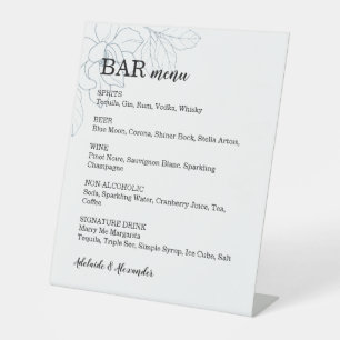 Magnolia Blue Pedestal Sign