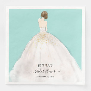 Magnolia Bride Bridal Shower Napkins