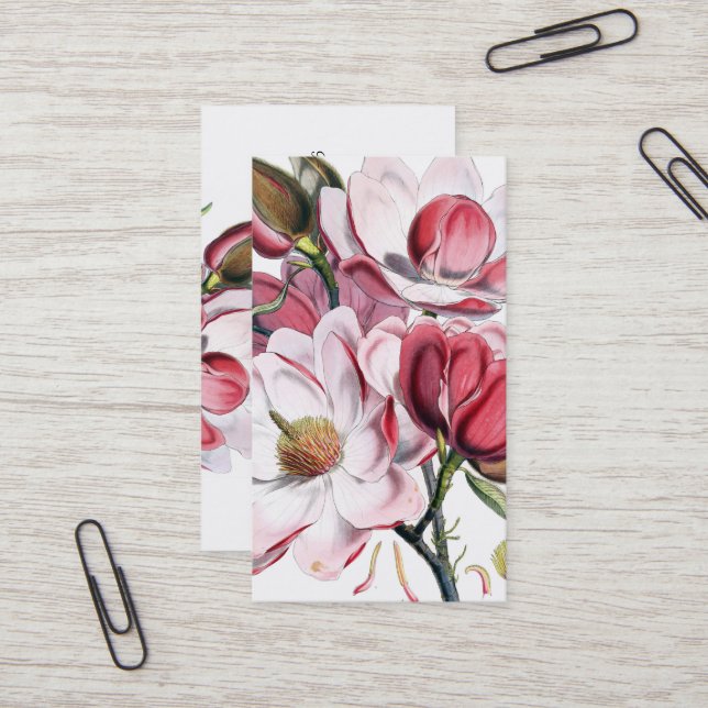 Magnolia Business Card (Front/Back In Situ)