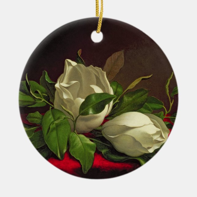 Magnolia Ceramic Tree Decoration (Front)