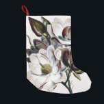 Magnolia Chocolate Dream Small Christmas Stocking<br><div class="desc">magnolia flower art design</div>