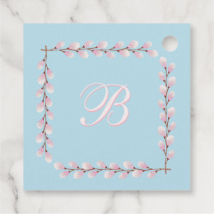 Magnolia Collection Spun Sugar Blue Background Fav Favour Tags