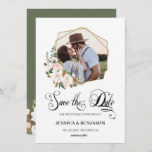 Magnolia Cotton Floral Leaves Gold Geometric Photo