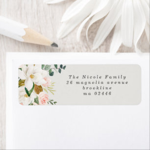 Magnolia Cotton Return Address Labels