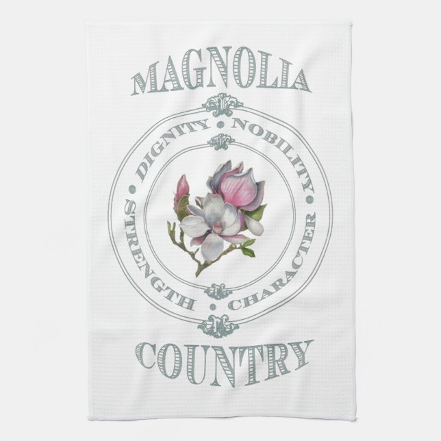 Magnolia Country Kitchen Towel (Vertical)