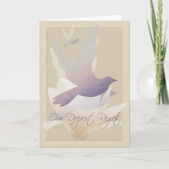Magnolia Doves - Our Deepest Regrets Card (Front)