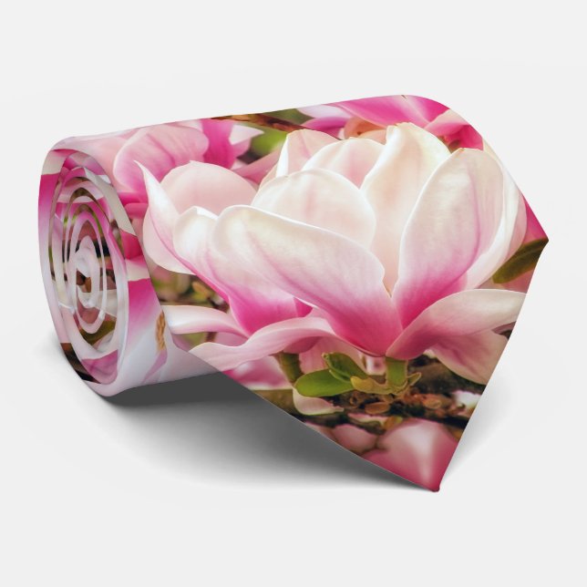 Magnolia Dream Tie (Rolled)