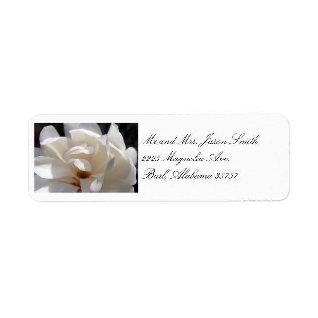 Magnolia Dream Wedding 2 Address labels (Front)