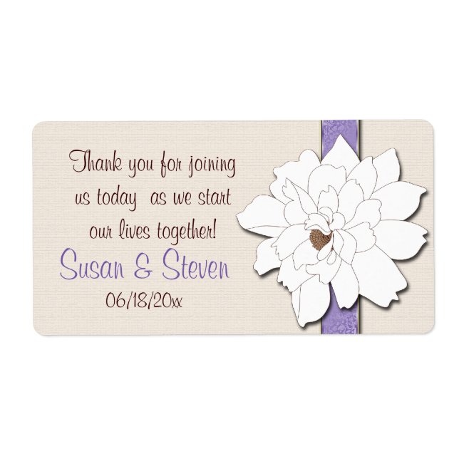 Magnolia Dreams Favour Sticker (Front)