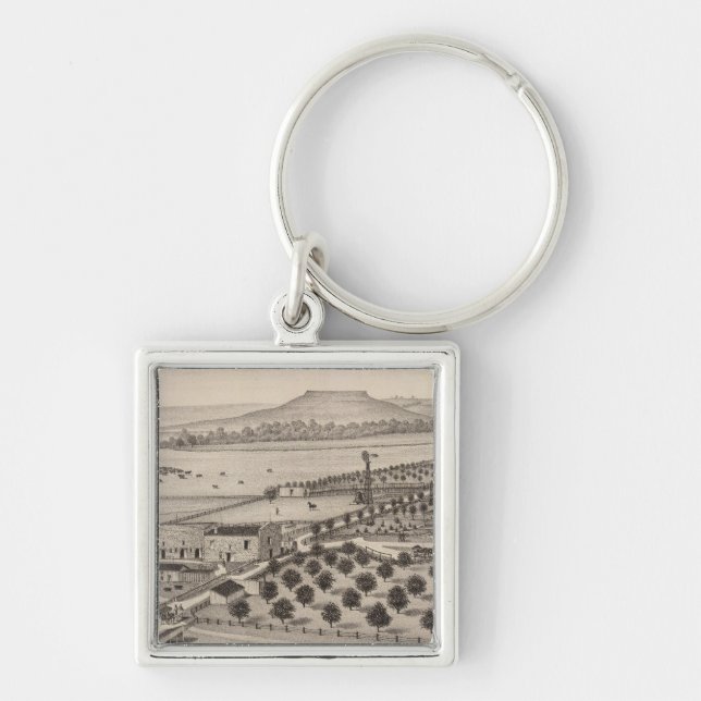 Magnolia Farm, Kansas Key Ring (Front)