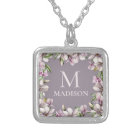 Magnolia Floral Monogram Custom Name
