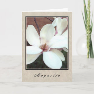 Magnolia - Floral Series Card